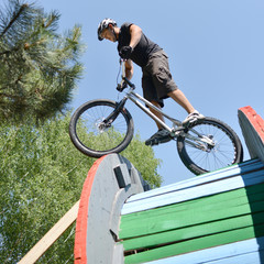 Biker Jumping