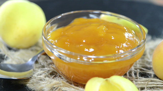 Apricot Jam as not loopable full HD close-up video