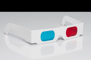 Naklejka premium 3D glasses