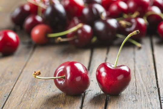 Cerezas, alimentaci&oacute;n saludable con fruta fresca de temporada