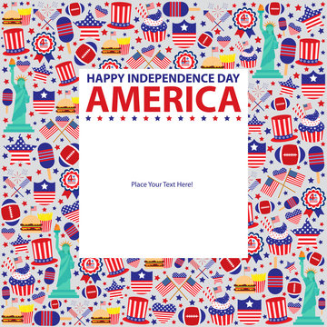 4th of July, American Independence Day templates