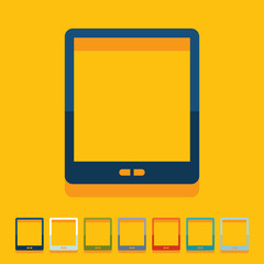 Flat design: smartphone