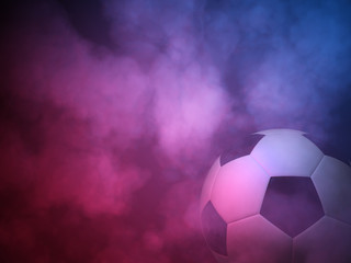 Fototapeta premium Abstract soccer ball background