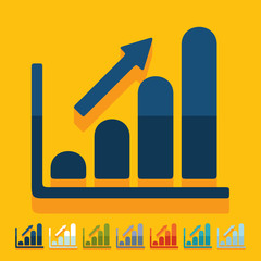 Flat design: chart