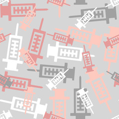 seamless background: syringe