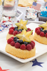 Angel Food Fruit Cake