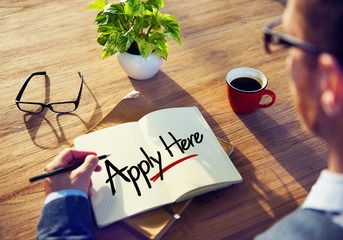 Businessman Brainstorming About Employment