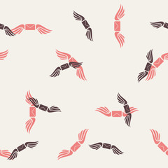 seamless background, wing, angel, envelope