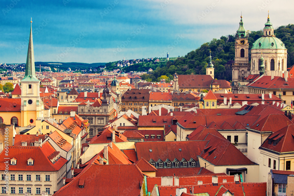 Wall mural Beautiful Prague view