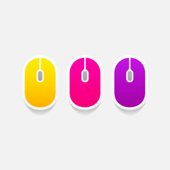 realistic design element: computer