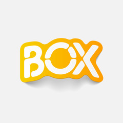 realistic design element: box