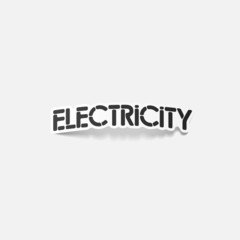 realistic design element: electricity