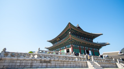 Obraz premium Emperor palace at Seoul. South Korea.
