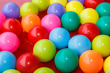 Fototapeta na wymiar multicolored balls
