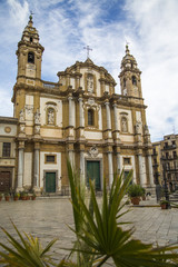 Fototapeta na wymiar Church Of San Domenico, Palermo, Sicily