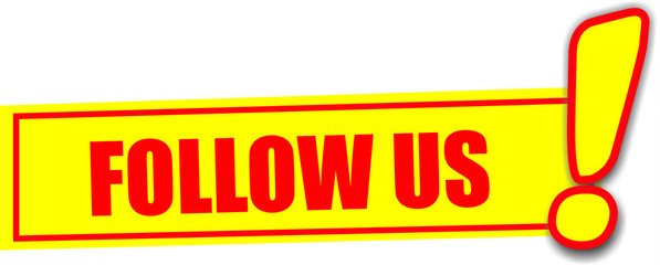 étiquette follow us