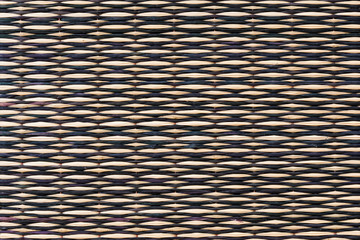 Old woven wood pattern. Wickerwork texture background.