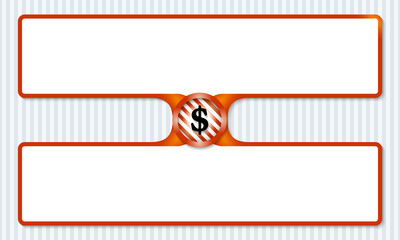 two boxes for entering text with dollar mark