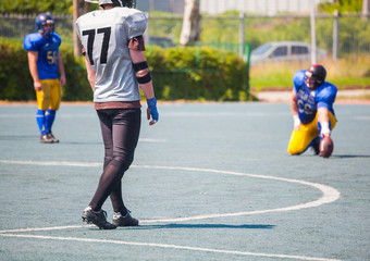 Fototapeta premium athlete ready to punch the ball