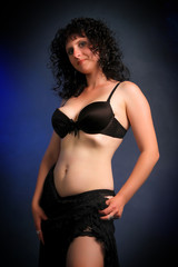 Fototapeta premium woman body in lingerie