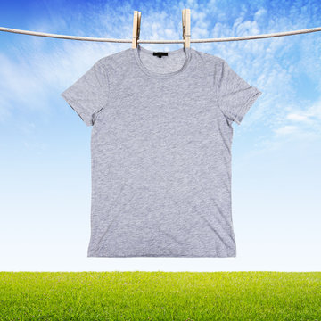 Washing Gray T Shirt