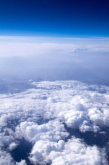 Naklejka premium Aerial sky