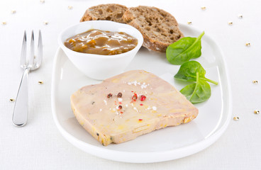 Repas de fêtes Foie gras