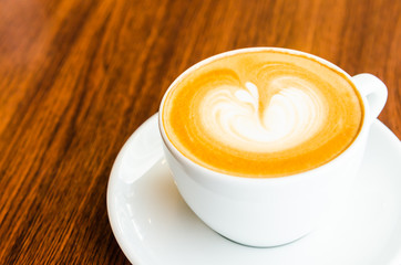 Latte coffee