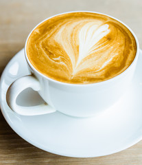 Latte coffee