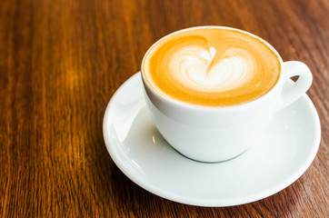 Latte coffee