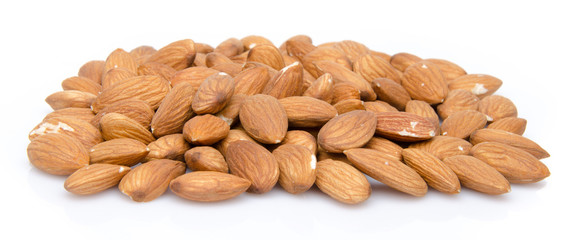 Heap of almonds