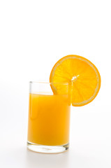 Orange juice glass