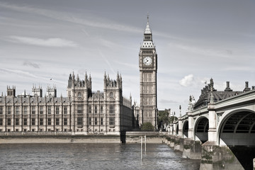 Big Ben and houses of Parliament, London