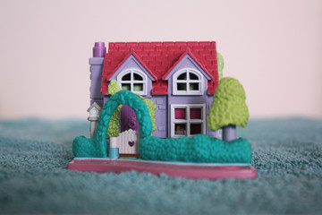 Maison de mini poupée