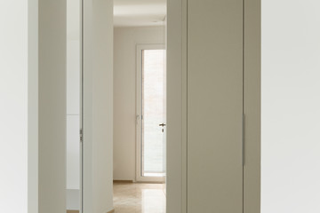 modern house, passage view