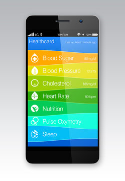 Healthcare app for smartphone