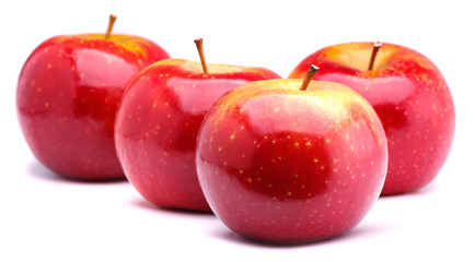 red ripe apples