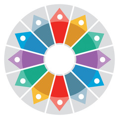 Color Wheel - Presentation template