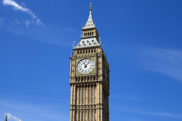 Fototapeta na wymiar London, Big Ben and houses of parlament