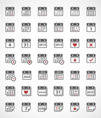 Calendar icons