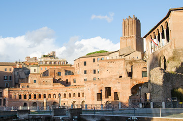 Fototapeta premium Trajan's Forum at the Fori Imperiali in Rome