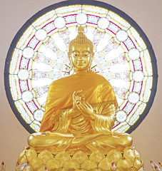 Buddha in the temple of northern Thailand