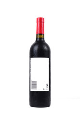 wine bottle isolated