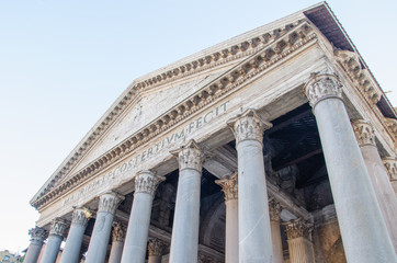 Pantheon of Agripa in Rome, Italy