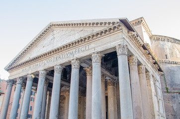 Pantheon of Agripa in Rome, Italy