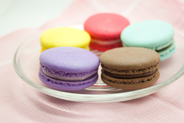 Colorful French Macaroons