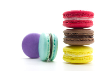 Colorful French Macaroons