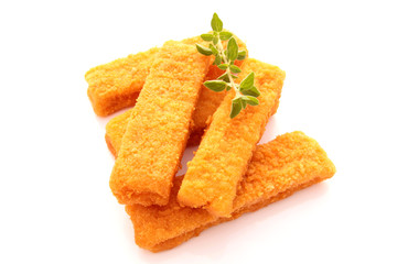 bâtonnets de poisson pané