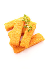 bâtonnets de poisson pané