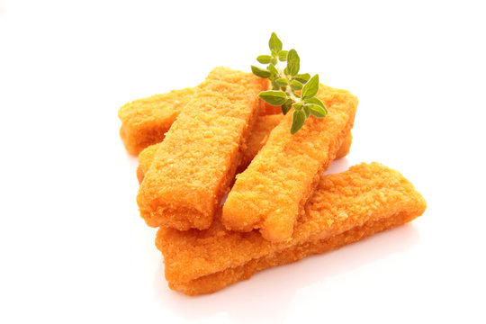 b&acirc;tonnets de poisson pan&eacute;